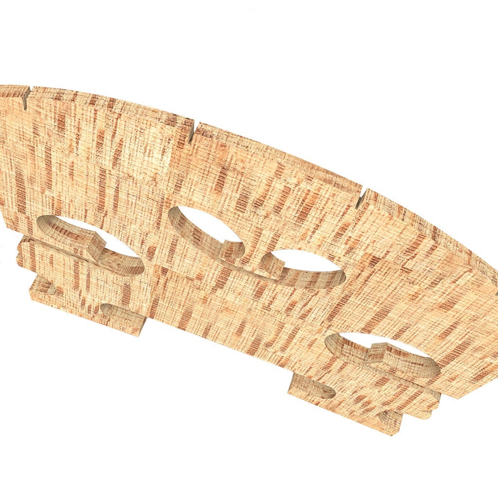 Violin Bridge Selected AA Grade Maple Bridge French Style For 4/4 Violin Use