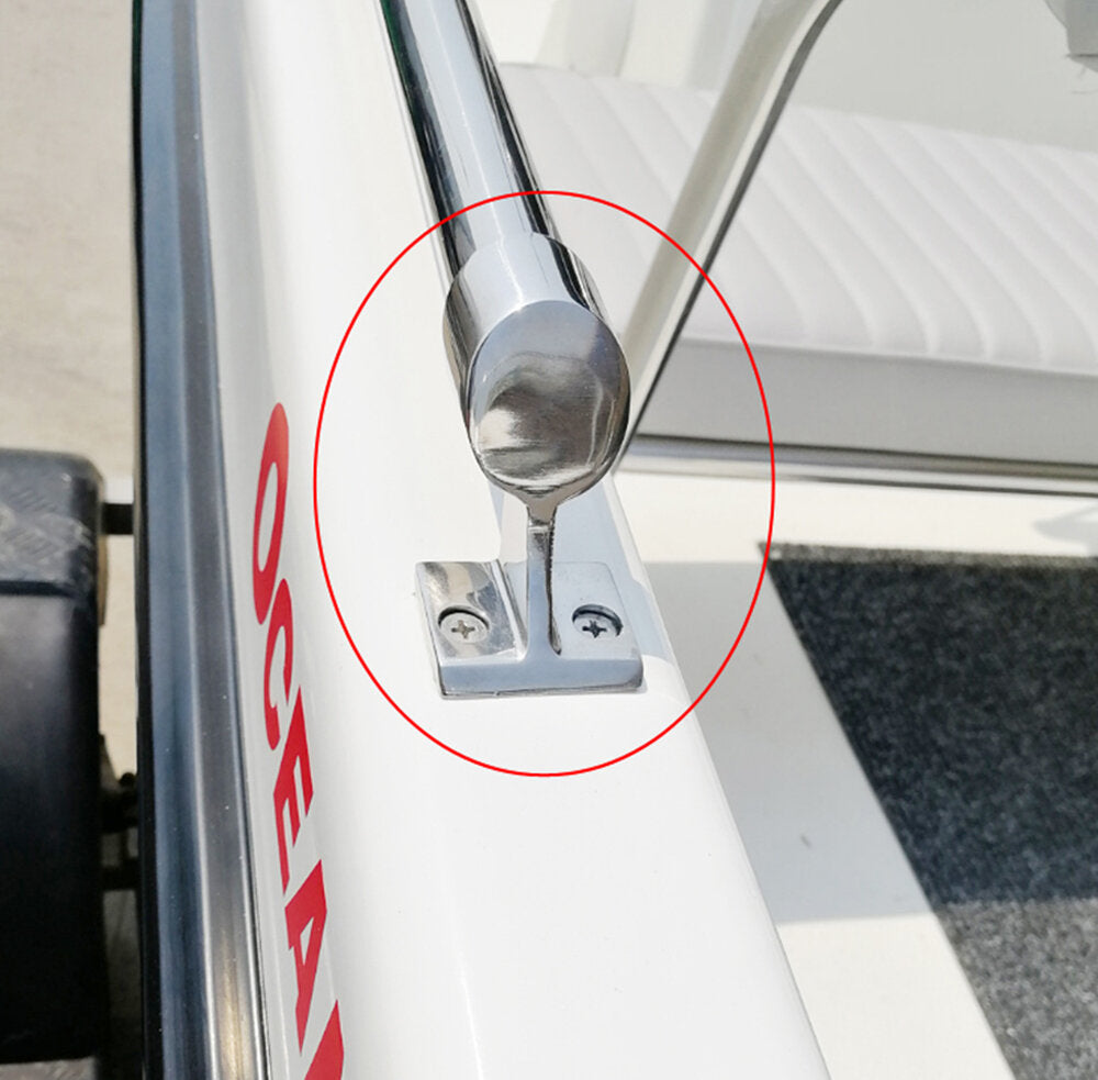 1PC Angles 316 Stainless Steel Boat Hand Rail Fitting Marine Railing Support Bracket Tube Stanchion Hardware Yacht Accessories