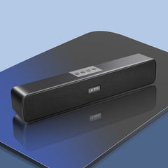 Smart Soundbar Wireless Bluetooth Speaker Home Theatre Echos Wall TV Desktop Speakers 1200mAh Battery USB AUX TF Card
