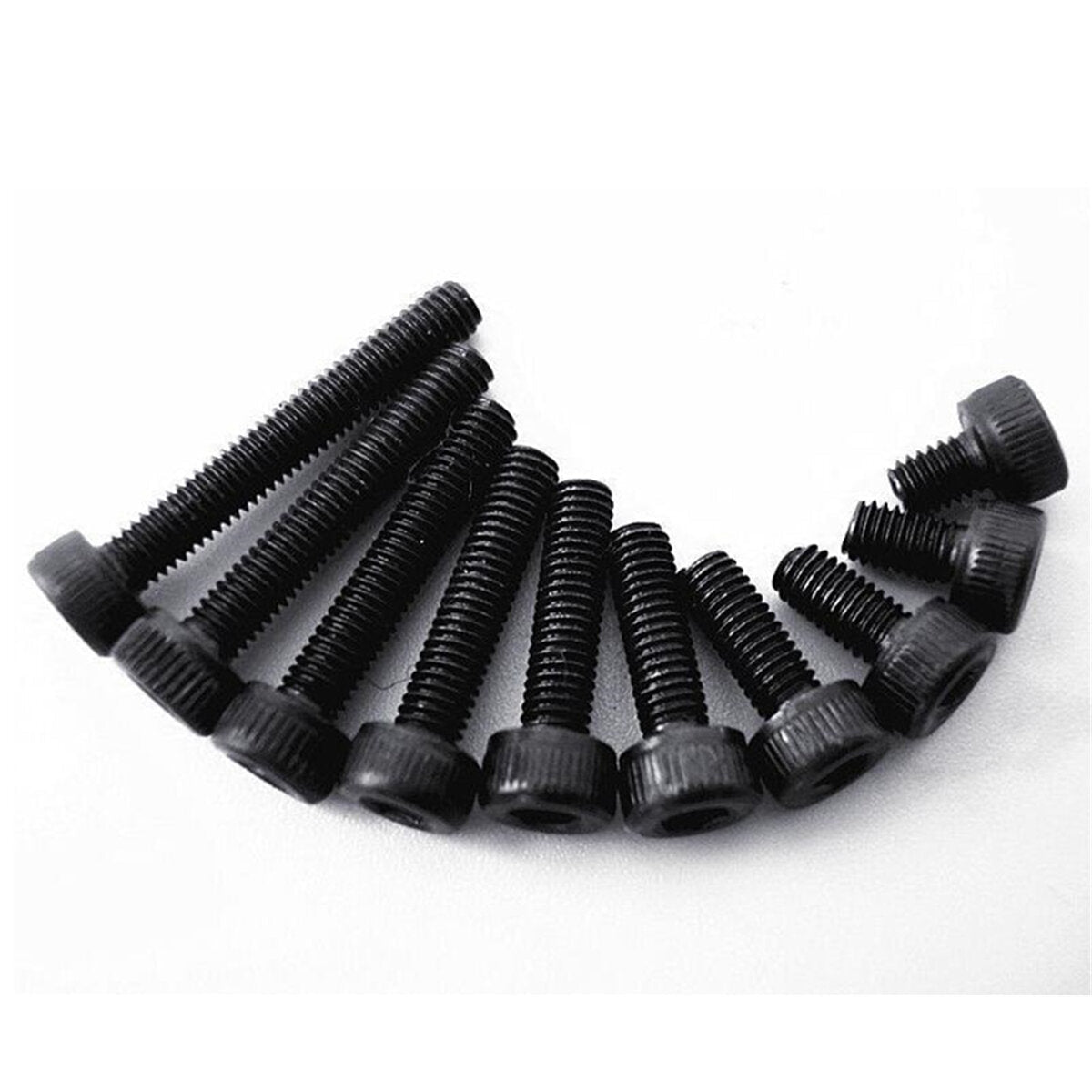 240Pcs M2/M2.5/M3 Hex Socket Head Cap Screws Carbon Steel Assortment Kit