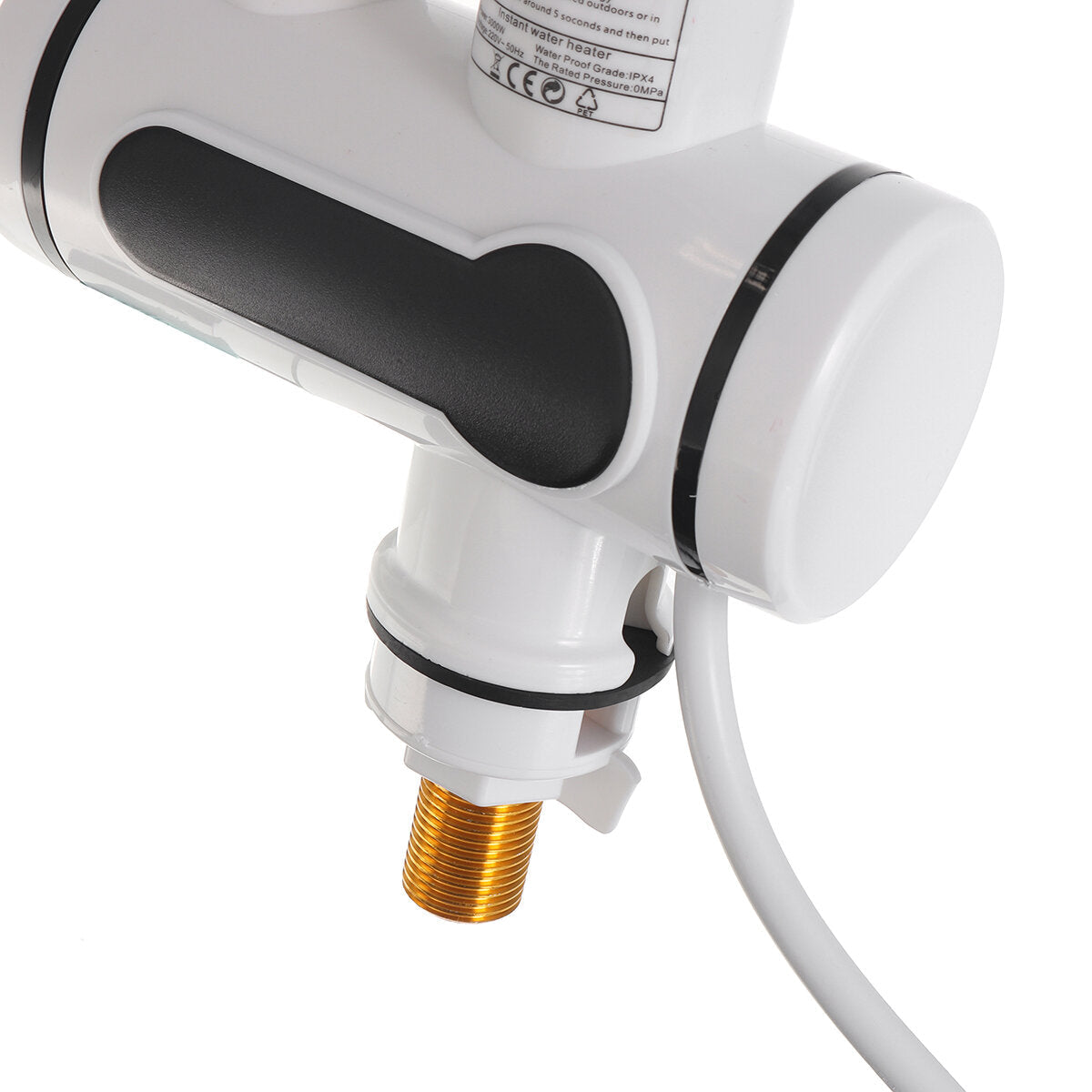 3000W Instant Hot Water Tap Electric Faucet Heater Kitchen With Temperature Display