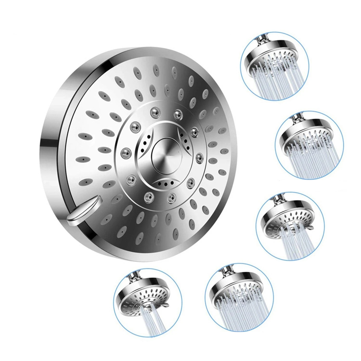 High Pressure G1/2 Shower Head 5 Settings