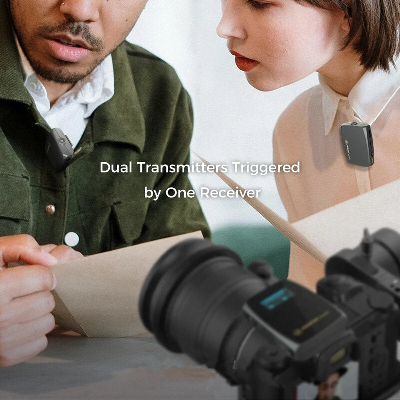 Audio Microphone System Announces Dual Channel Compact 2.4GHz Digital Wireless SD Card for Recording