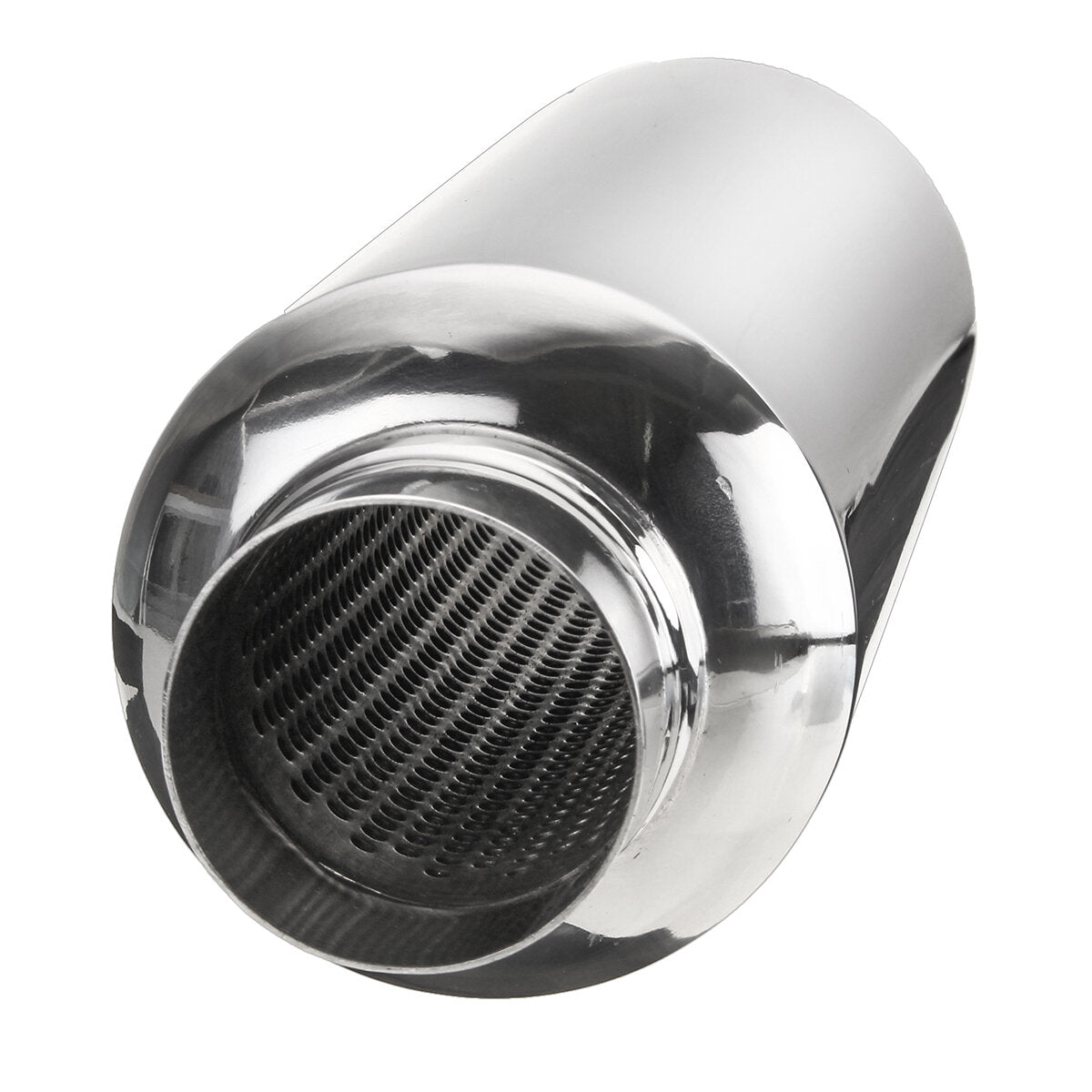2.25" Inlet/Outlet Stainless Steel Universal Exhaust Turbine Muffler Resonator