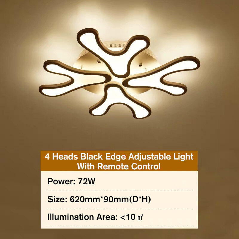 LED Modern Ceiling Light For Living Dining Room Bedroom Deer Antler Chandelier