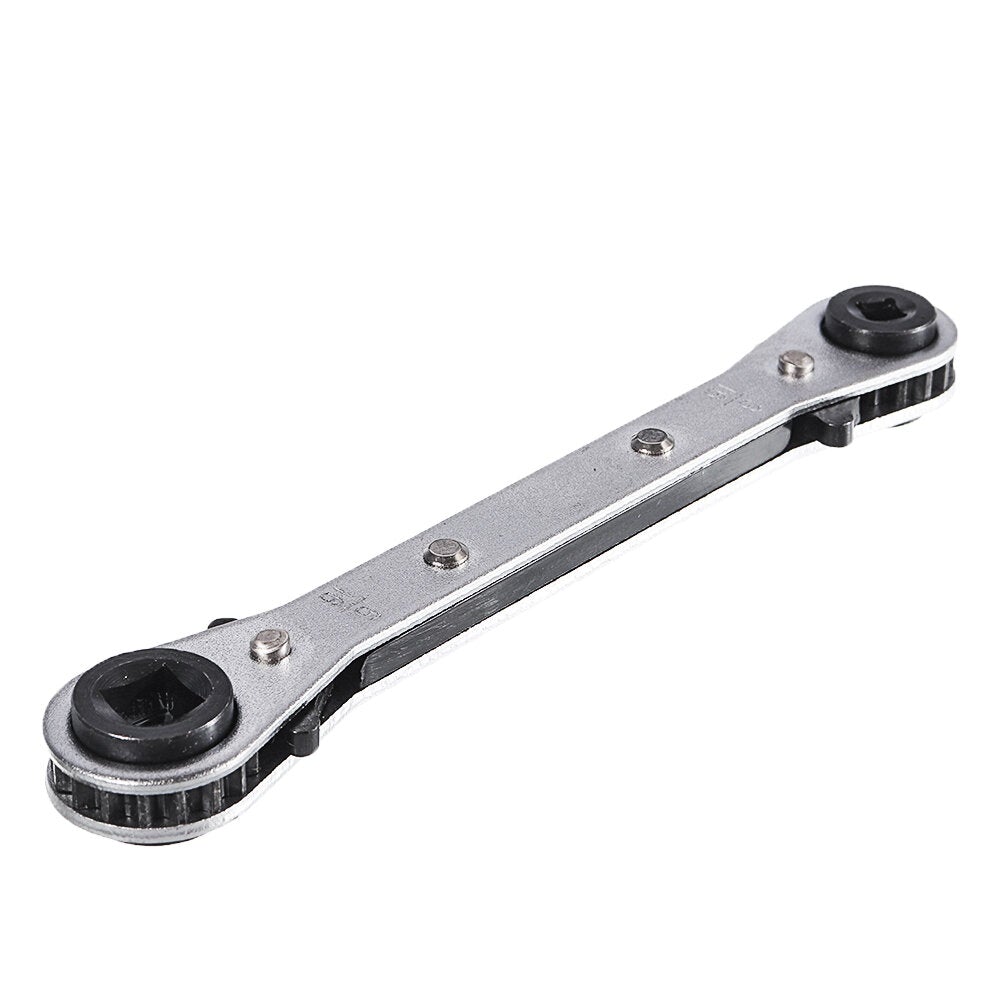 Double Head Adjustable Wrench Ratchet Spanner 3/16 1/4 5/16 3/8 Socket 4 in 1 Ratchet Wrench