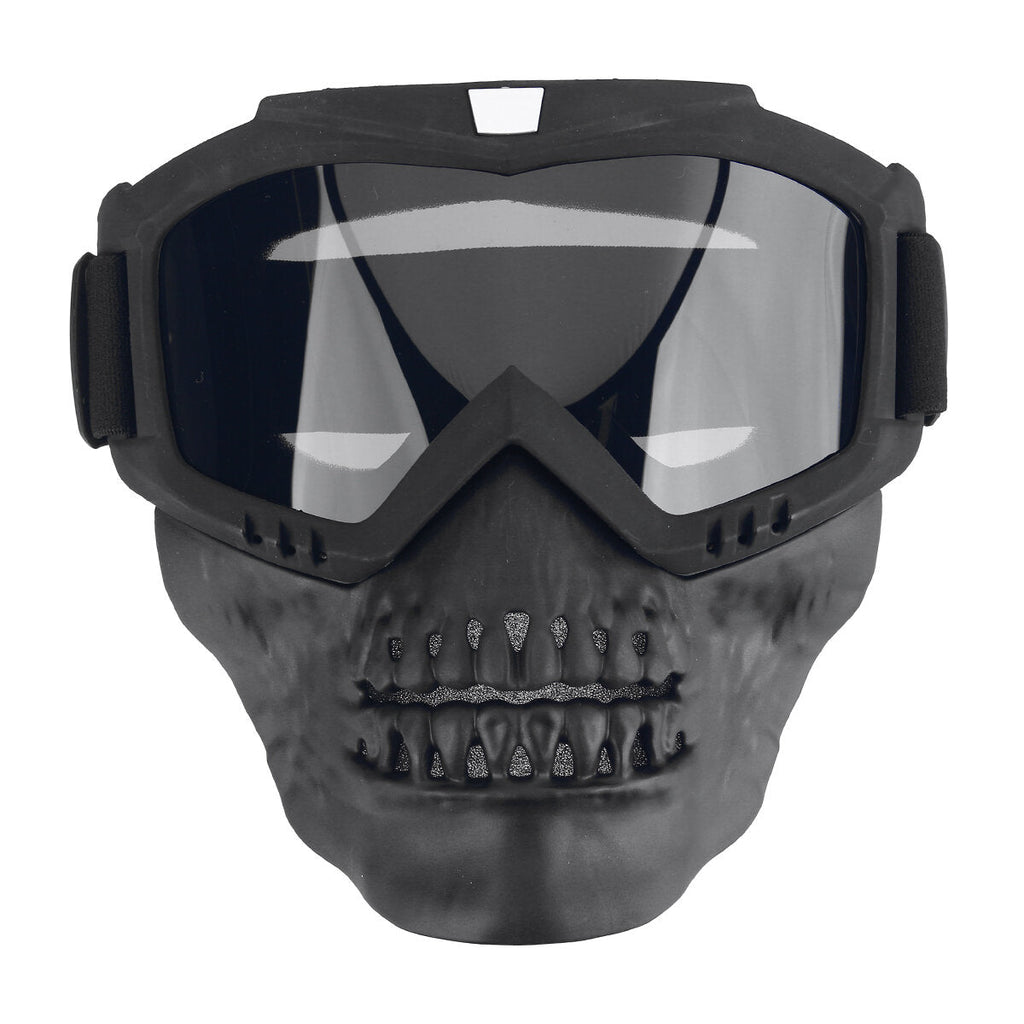 Motorcycle Goggles Detachable Face Mask Anti-dust Snow Rain Protection Cycling Off-Road Eyewear