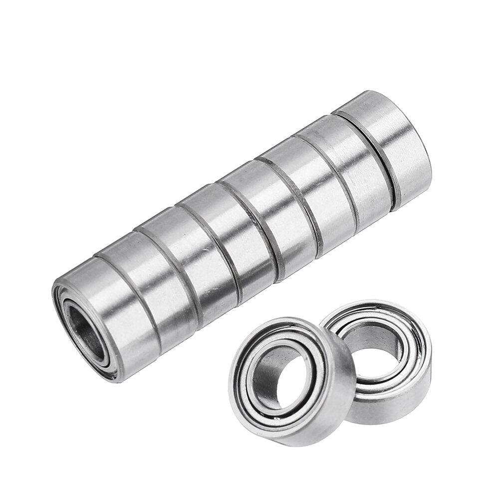 20Pcs 5x10x4mm Metal Sealed Shielded Deep Groove Ball Bearing