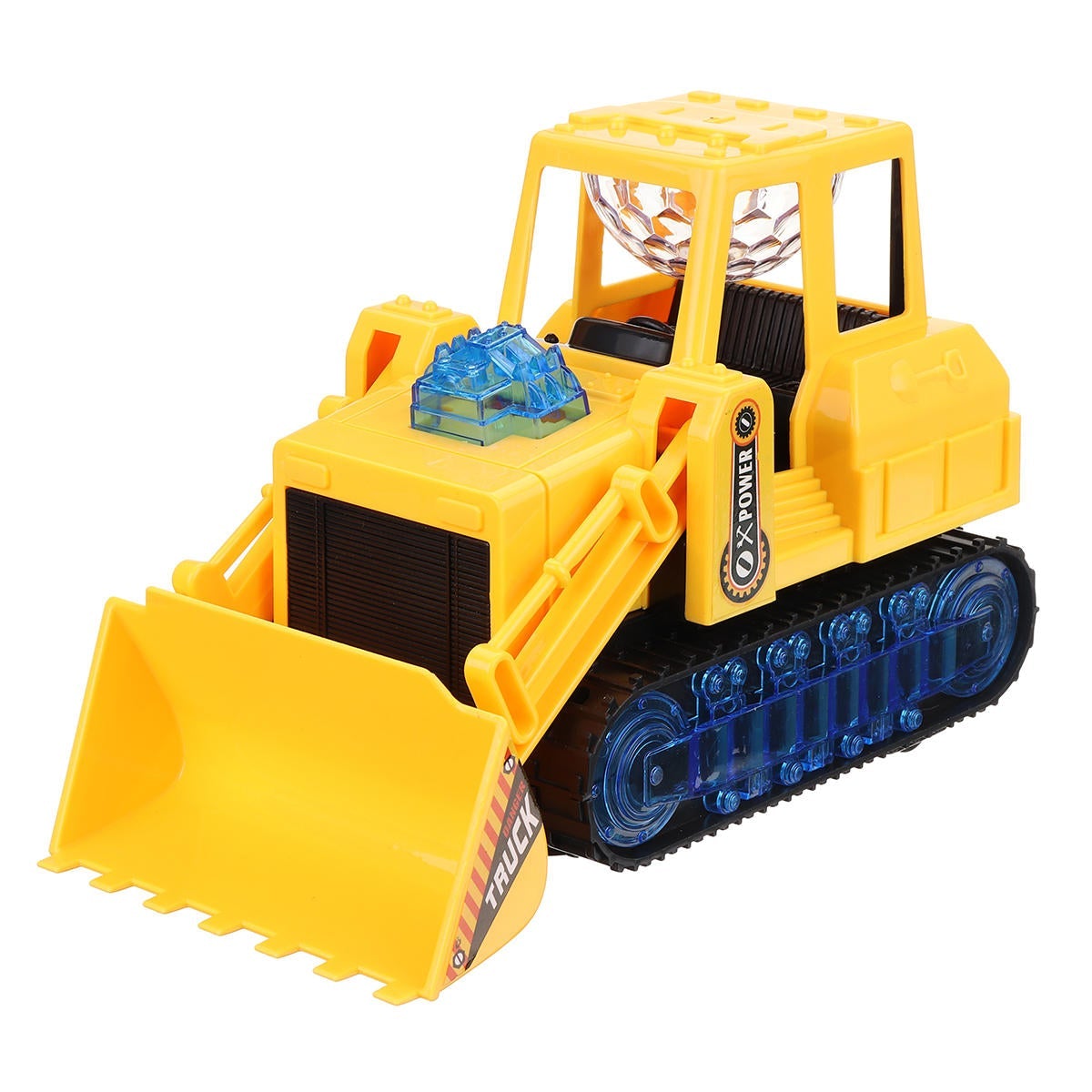 Electric LED Light Movable Truck Excavator Car Kid Xmas Gifts Toys