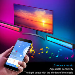 LED Atmosphere Light Speaker Music Player with APP Control Music Follow Mode Fill Light
