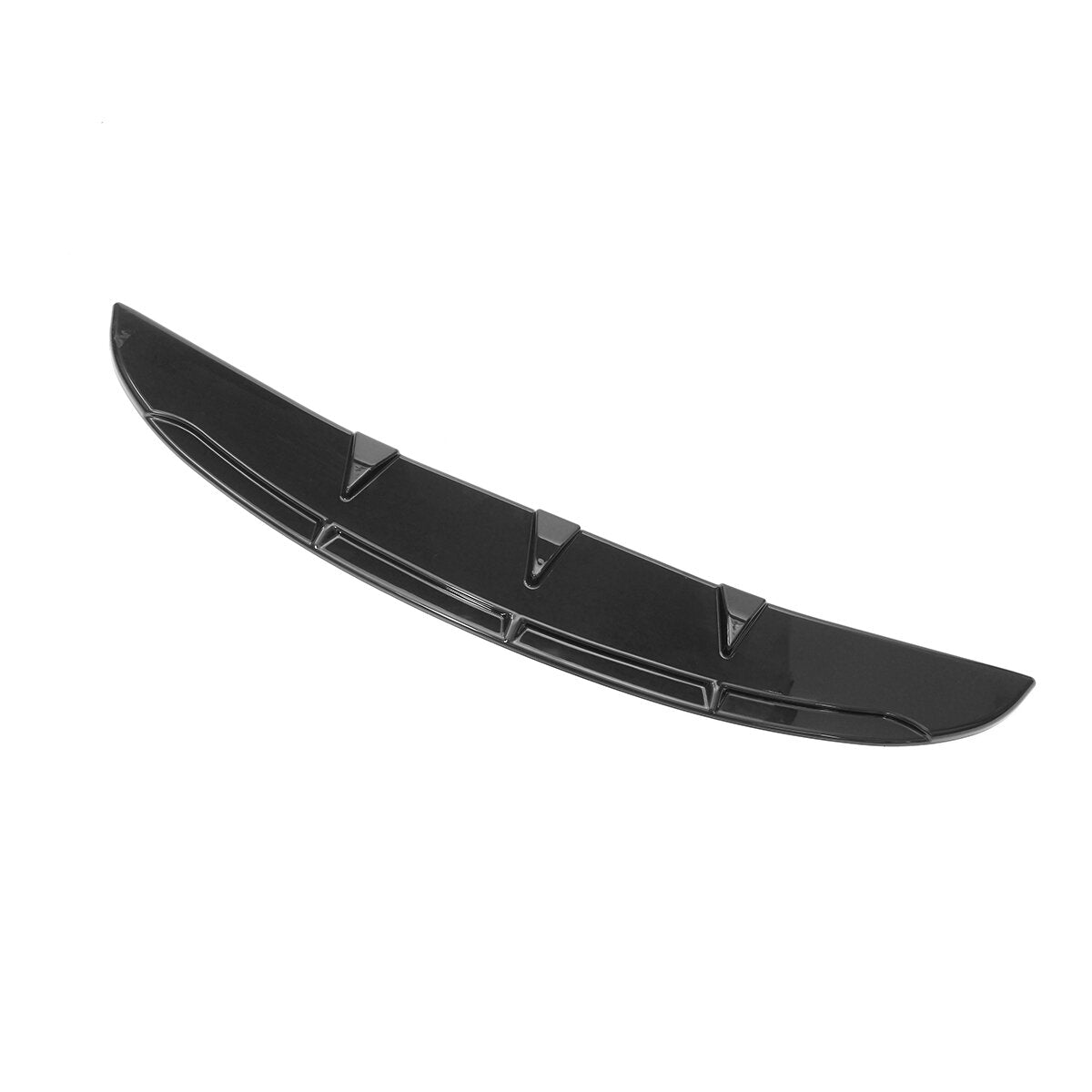 For Car Universal Glossy Black Front Bumper Lip Body Kit Spoiler
