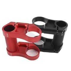 Folding Bike CNC Lightweight 7075 T6 Aluminum Double Stem BMX T-head Tube Adapter 25.4mm 31.8mm