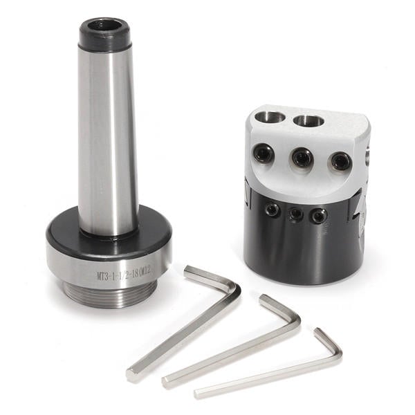 Boring Shank Morse Taper Boring Bar with 50mm Boring Head for Lathe Milling