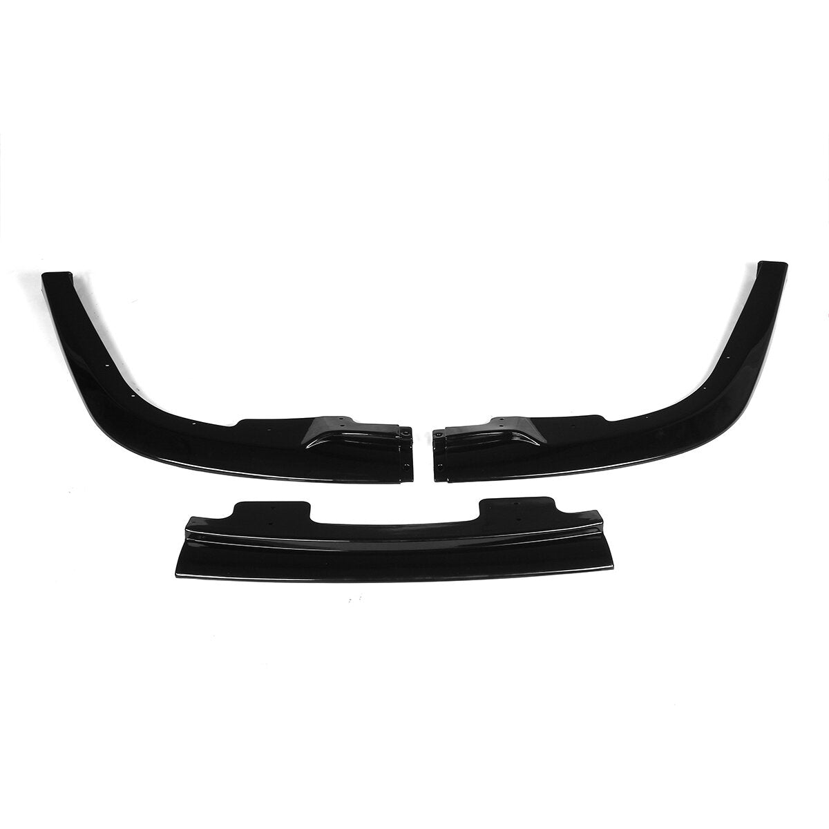 Front Bumper Lip Spoiler For Subaru Impreza WRX Sti S204 2006-2007 Glossy Black Splitter Cover Trim Body Kit 3PCS
