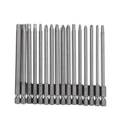 16pcs 100mm Screwdriver Bits Set Torx Hex Screwdriver Bit