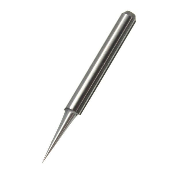 10pcs 15 0.2mm Carbide Engraving Bits 3.175mm Flat Bottom PCB CNC Router Tool