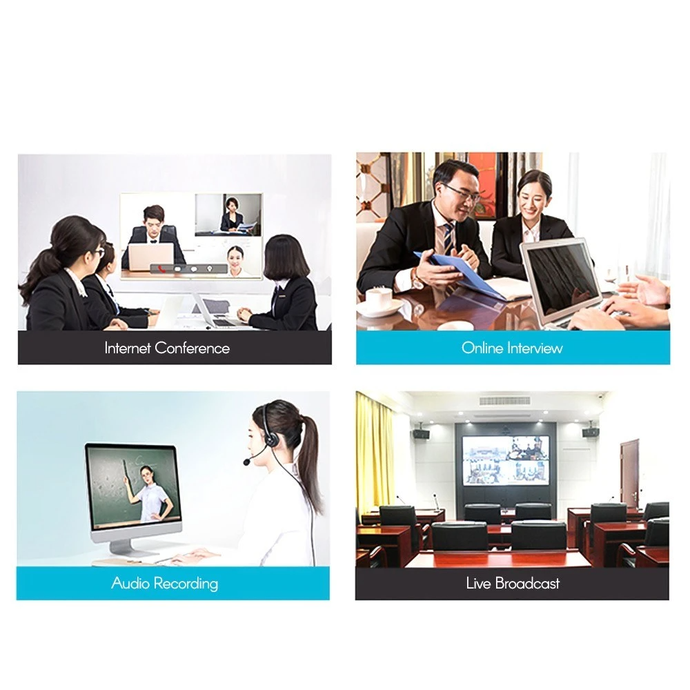 Digital Boundary Microphone USB Conference Mic Omnidirectional Plug-and-Play