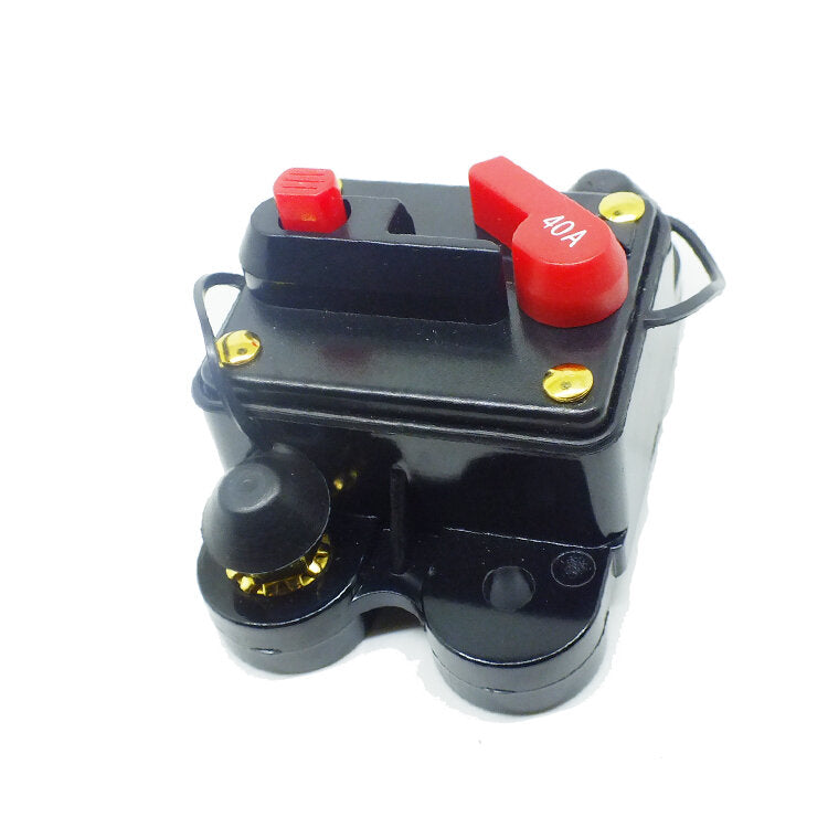 Car Truck Circuit Breaker Self-recovery 40A 50A 60A 80A 100A 150A 200A 250A 300A Auto Audio Fuse Holder Power Insurance 12V 24V