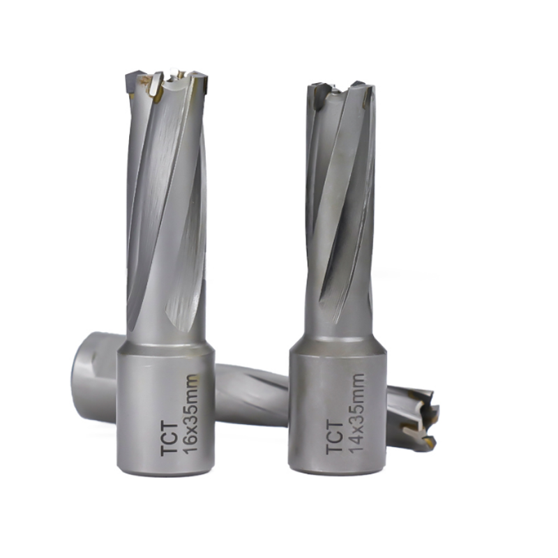 Annular Cutter 13/14/16/17/18/26/32mm Carbide Tip Magnetic Drill Bit Weldon Shank Hollow Core Hole Saw Cutter