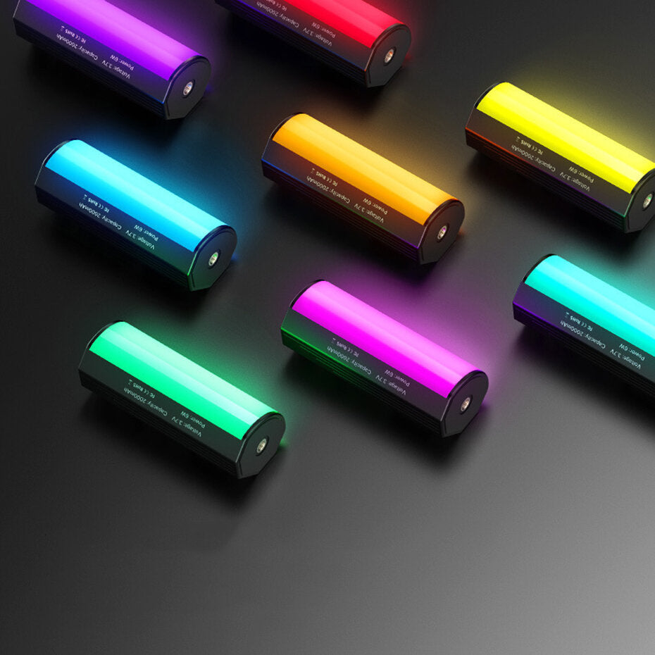 Handheld RGB Light Stick Portable Led Video Lamp Tube 2500-9000K with Magnetic for Youtube Live Broadcast Photography