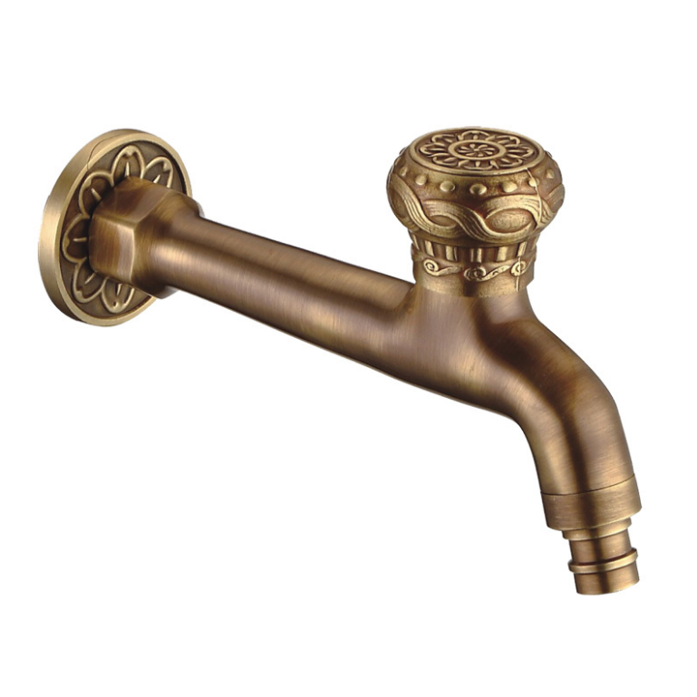 1/2 Inch Copper Washing Machine Faucet Mop Pool Sink Tap Wall Mounted Single Handle Garden Bathroom Basin Faucet