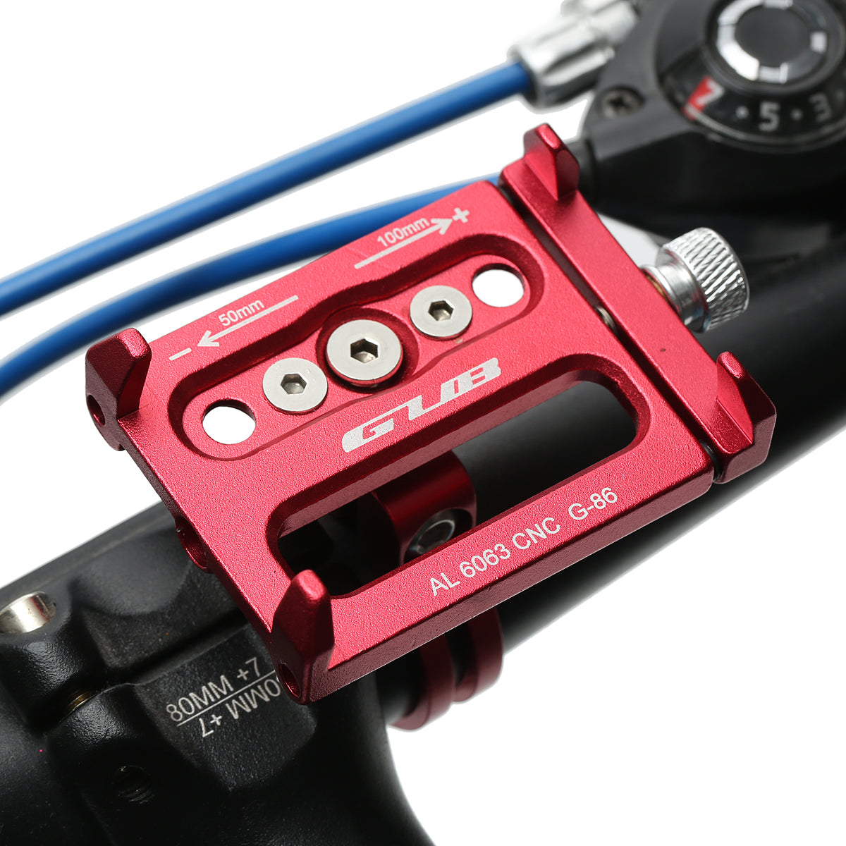 Bike Phone Holder Adjustable Quick Release Bicycle Phone Mount for 3.5-6.2inch Phone Cycling