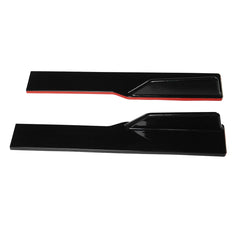 2m Universal Side Skirts Extensions Splitters Green Line For Infiniti