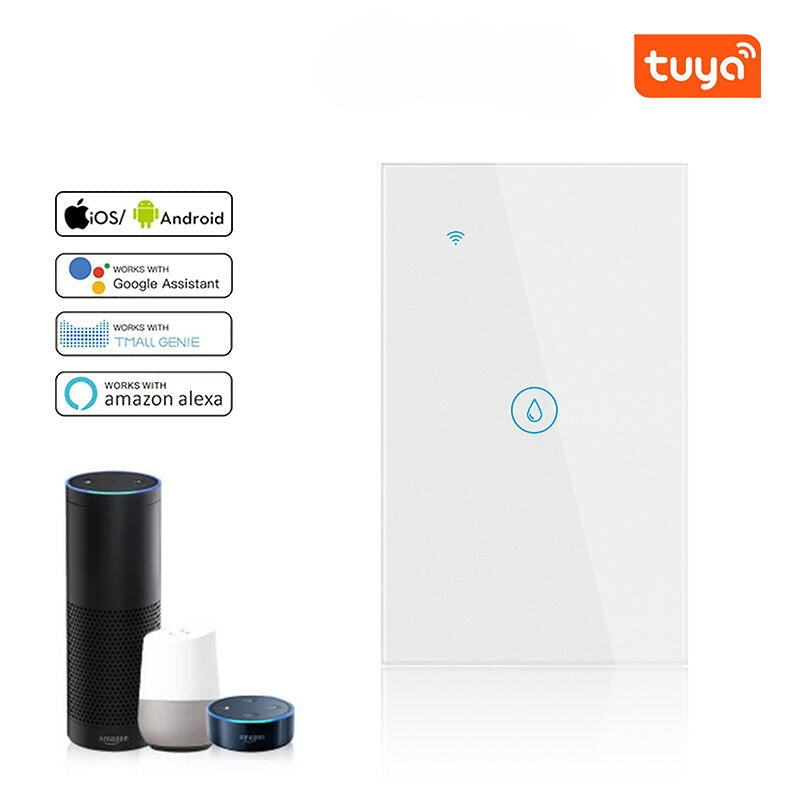 Smart Boiler Water Heater Switch 240V Smart Home Remote Control US 20A Boiler Switch Via APP Works With Alexa