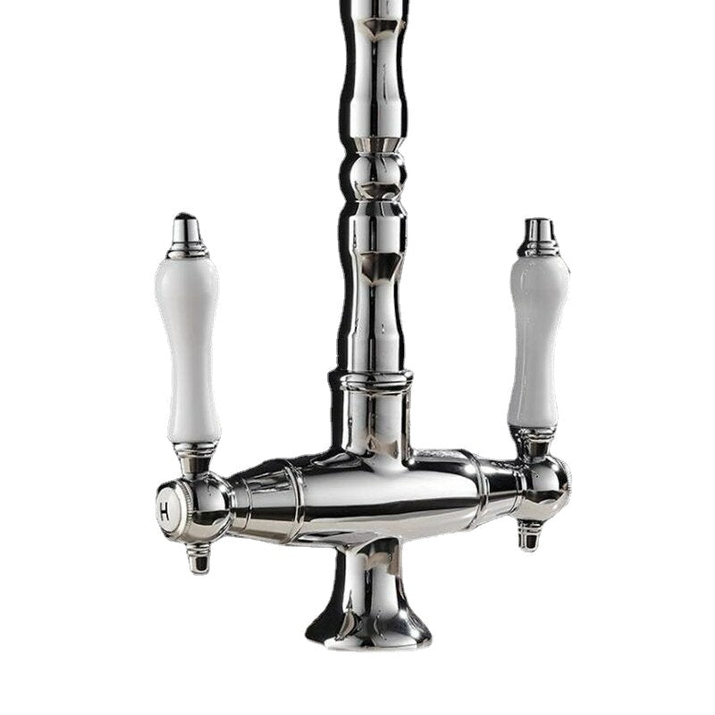 European Style Kitchen Sink Faucet Hot Cold Water Mixer Tap 360 Degree Swivel Good Valued Modern