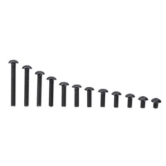 120Pcs M5 Hex Socket Button Head Screw 10.9 Grade Carbon Steel Bolt Assortment