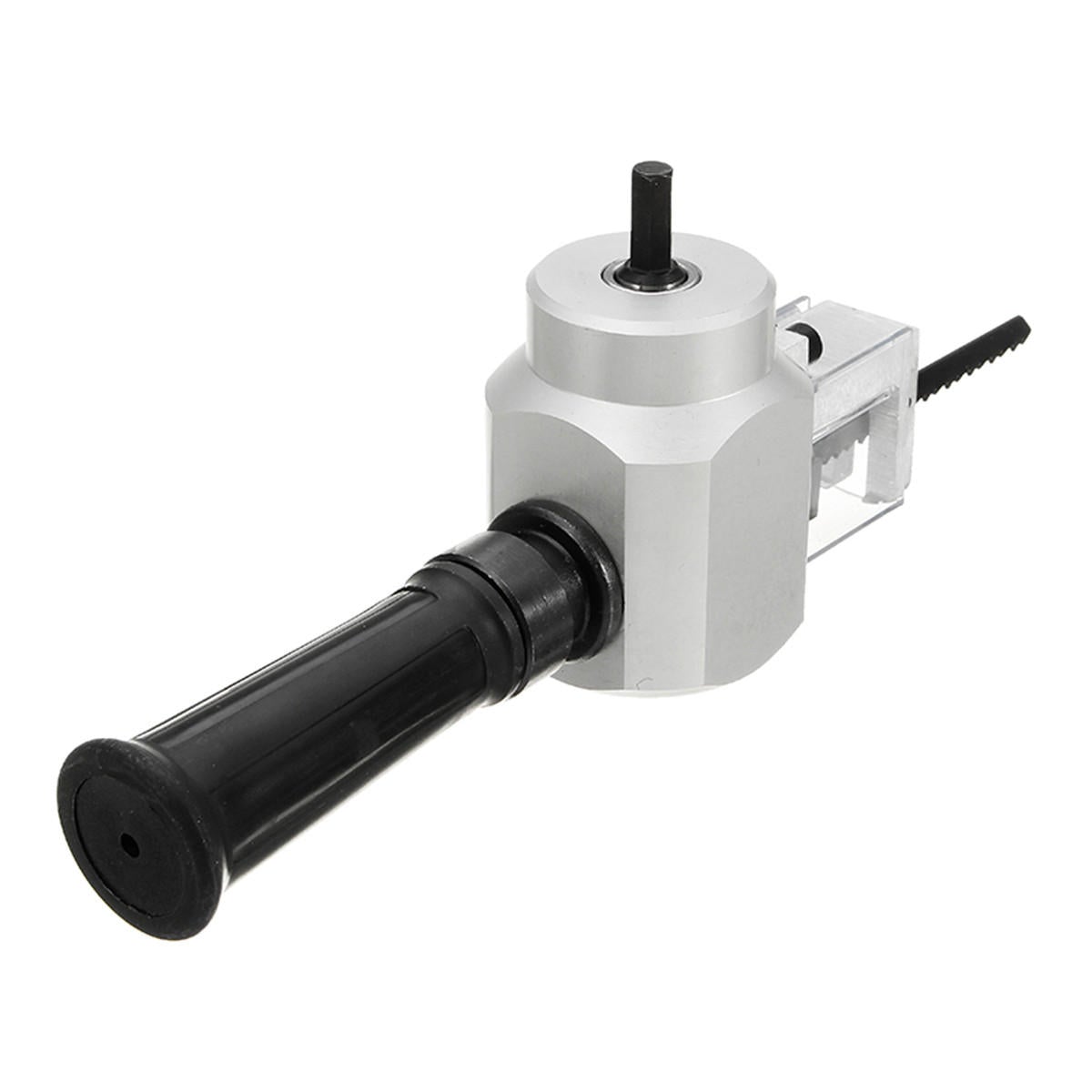 Double Head YT-180A Wood Sheet Metal Nibbler Cutter Power Drill Attachment Holder Tool