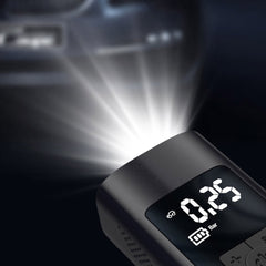 150PSI 60W Air Pump Rechargeable 4 Modes Adjustable Digital LCD Display Tire Inflator with 3 Modes LED Light