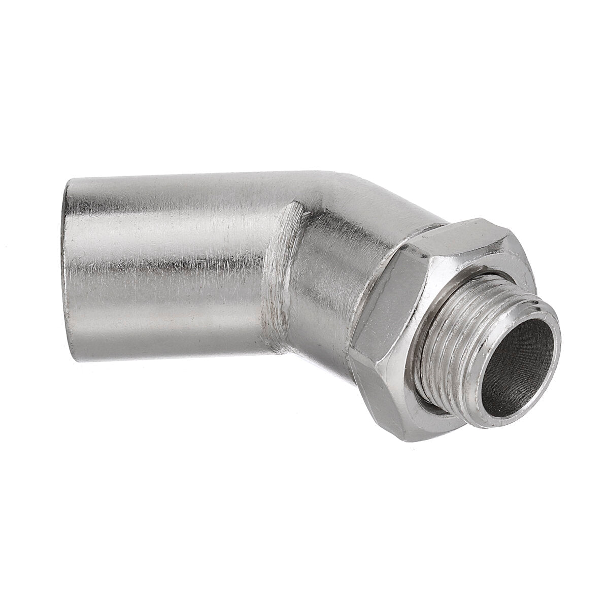 Adjustable Lambda Oxygen Sensor Boss Extender Spacer 45 Degree