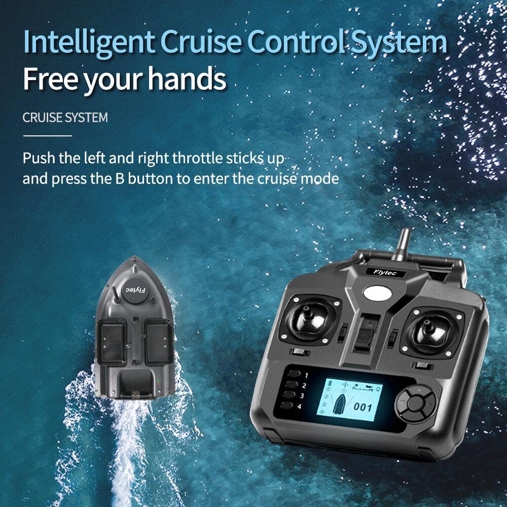 2.4G Intelligent Positioning Three Bait Tanks Automatic Return Fishing Bait RC Boat Vehicle Models