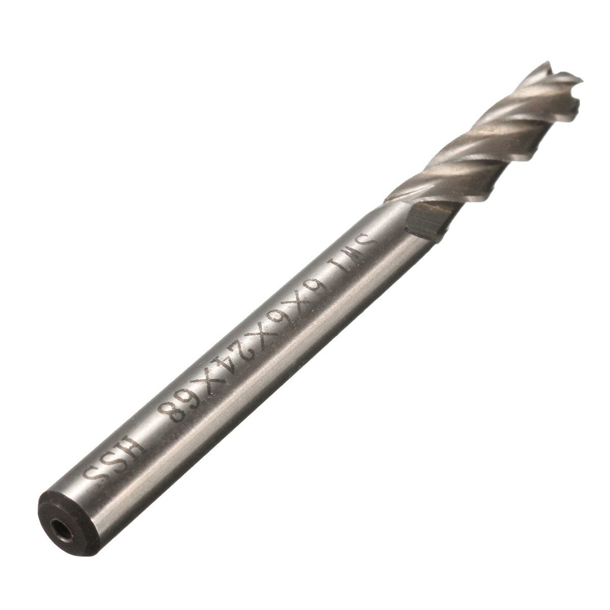 6mm Shank Aluminum Hard HSS Cutter Blade 662468mm Lengthened End Mill Router Bit