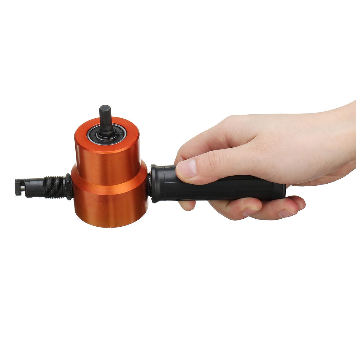 Blue or Orange Double Headed Sheet Metal Cutting Nibbler Drill Attachment Metal Cutter