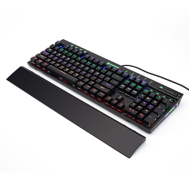 RGB Mechanical Gaming Keyboard USB Wired Backlight Mechanical Optical Switch 104 Keys For Gamer Office E-Sports