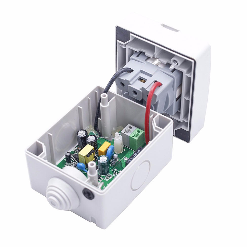 Smart WiFi Socket IP55 Waterproof Mobile App Control Intelligent Timing Outdoor Smart Home EU Plug Socket