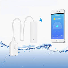 Smart Water Leakage Sensor Water Induction Sensor Alarm Work With Smart Life Google Assistant
