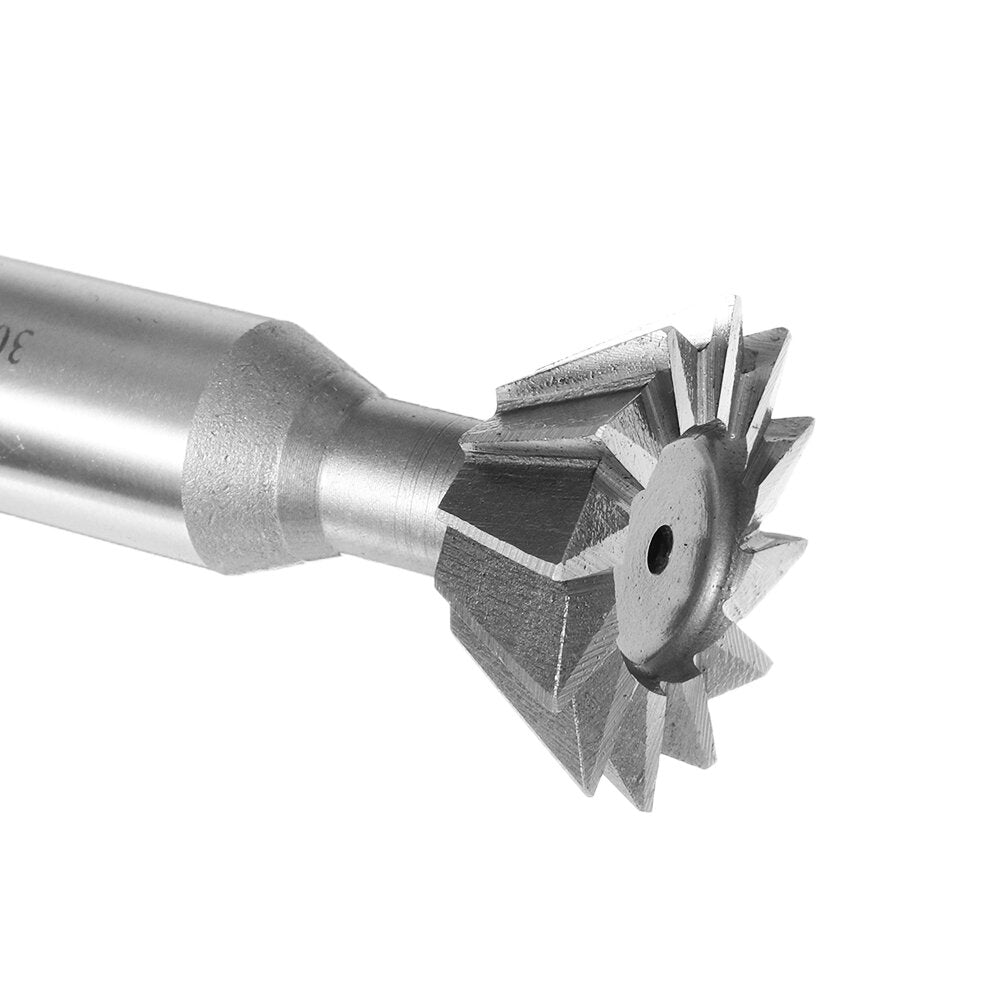 60 Degree 8-35mm Dovetail Groove HSS Straight Shank Slot Milling Cutter End Mill CNC Bit