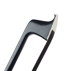 4/4 Size Violin/ Fiddle Bow Carbon Fiber Bow Round Stick AAA Grade Black Horsehair Ebony Frog Paris Eye Inlay Beginner Use