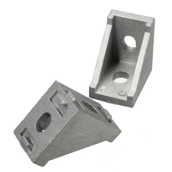 10Pcs 2028 Aluminium Angle Corner Joint 20 Series Aluminum Extrusion 20x20mm Right Angle Bracket Furniture Fittings