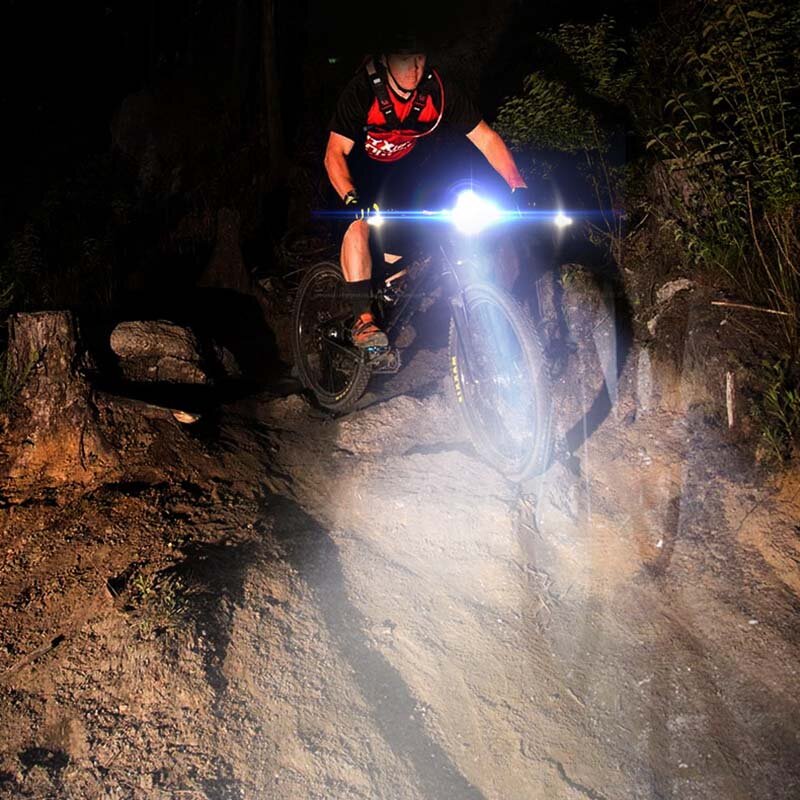 5-in-1 2000mAh/3500mAh 500LM Bike Light USB Rechargeable Power Bank Waterproof Phone Holder Headlight With Bike Horn