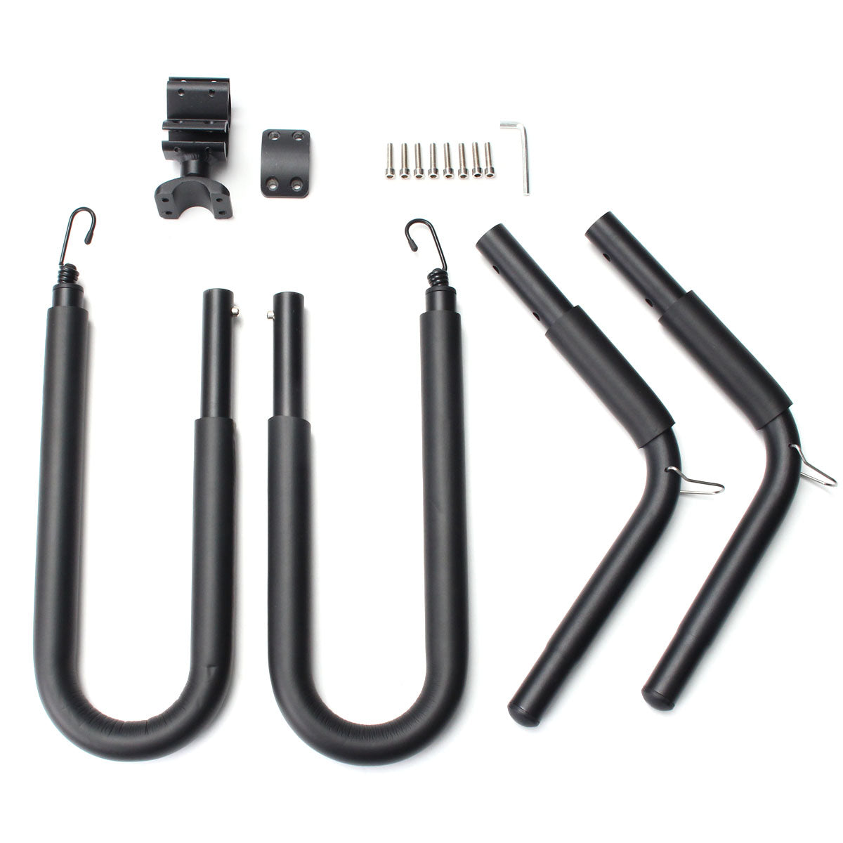 Move By Bike Adjustable Black Aluminum Surfboard Rack Bicycle Surfboard Rack