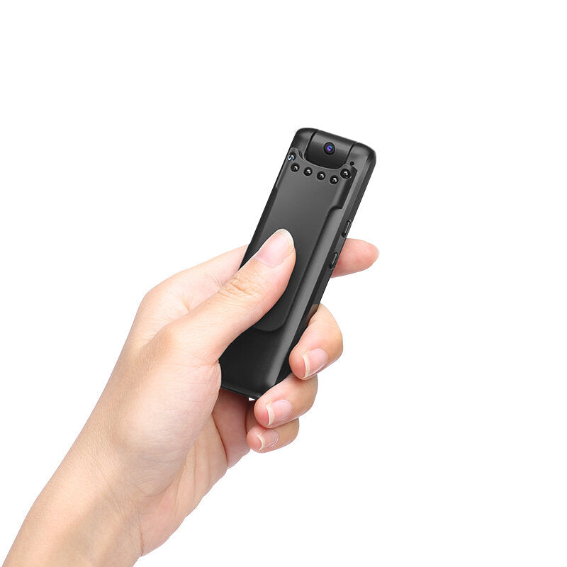 Camcorder HD 1080P Mini Voice Recorder Video Camera DV with Clip Support Memory Card for Recording Conference Home Security