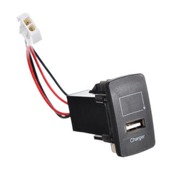 Car Battery Charger 2.1A USB Port with Voltage Display Dedication Only for Honda Auto