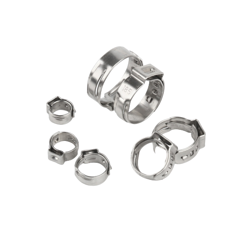 140Pcs/Set Hose Clamp Stainless Steel Fuel Pipe Tube Clips Crimping Tool 5.8-21mm