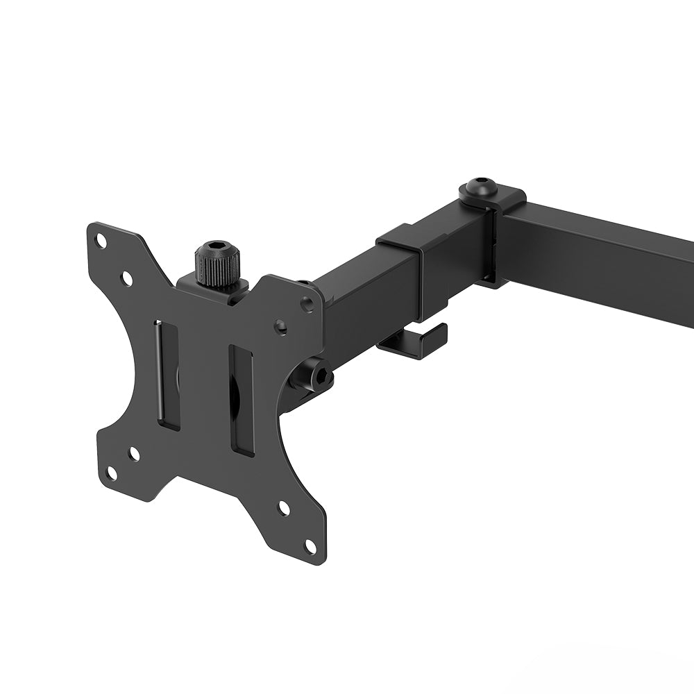 Dual Monitor Stand Full Motion Mount Quick Insert Dynamic Height Adjustability for 13"-27" Screen Home Office