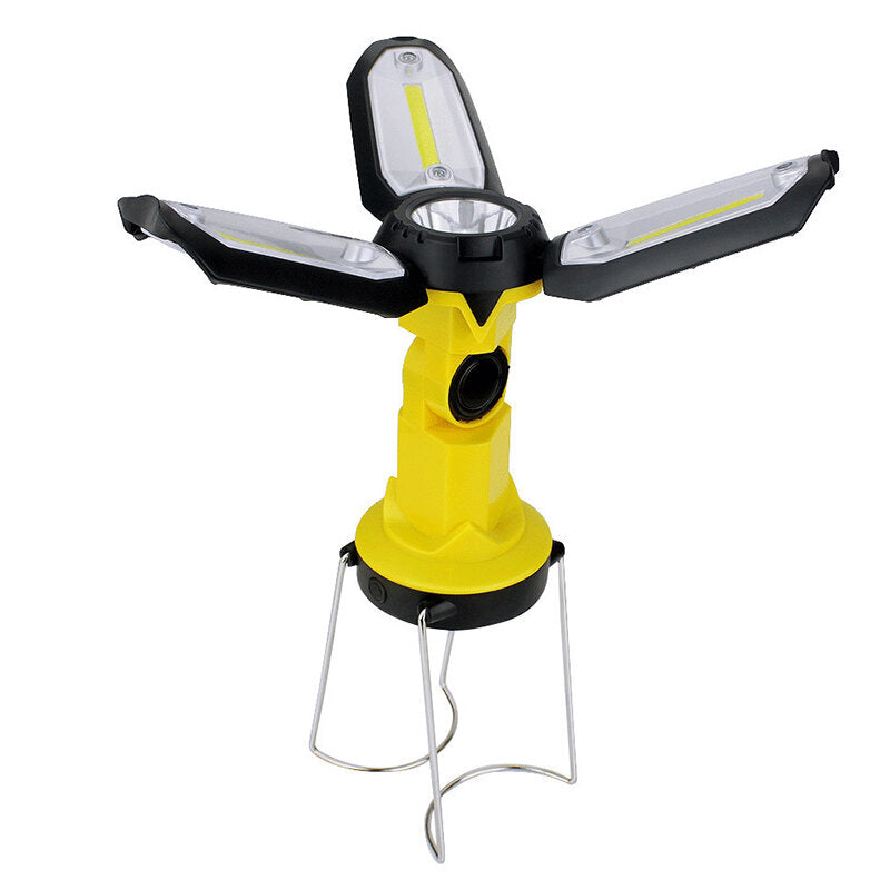 Rechargeable Camping Lantern Flashlight Hanging Camping Light Portable Collapsible Light