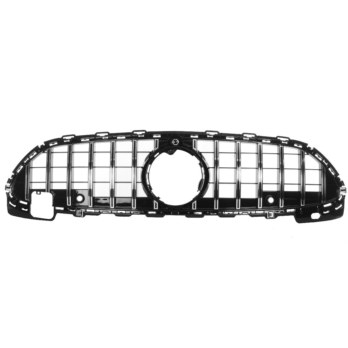 Chrome Silver GTR Style Front Grille Car Grill With Camera For Mercedes